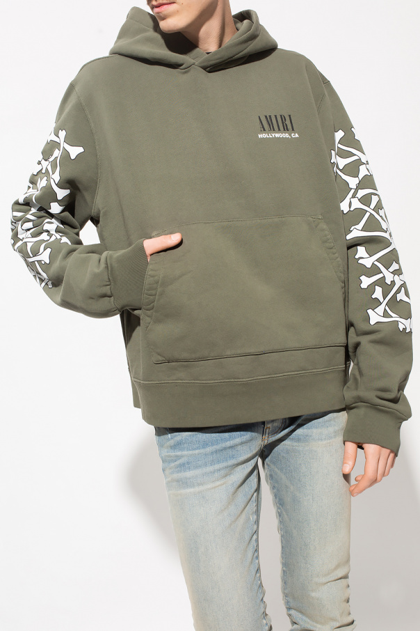 スウェット・トレーナー Amiri Felpa Full-Zip Lounge In Jersey AMIRI - Techno fabric full-zip sweatshirt black - The Corner